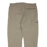 TREVOLUTION Mens Trousers Brown Regular Tapered W40 L32