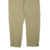 Mens Trousers Brown Regular Tapered W34 L31