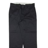 DICKIES Mens Trousers Black Regular Tapered W36 L32