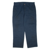 DICKIES Mens Trousers Blue Regular Tapered W36 L30
