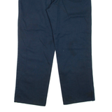 DICKIES Mens Trousers Blue Regular Tapered W36 L30