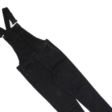 JACK WILLS Womens Dungarees Black Slim Denim UK 4 W26 L28