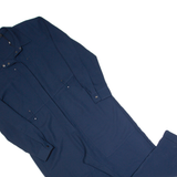 KAREN MILLEN Womens Jumpsuit Blue Tapered UK 14