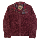 PENDLETON Womens Fleece Jacket Maroon M