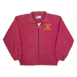 RUSSELL ATHLETIC Central State Marauder Basketball Mens Track Jacket Red USA L