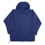 JANSPORT Mens Rain Jacket Blue Hooded XL