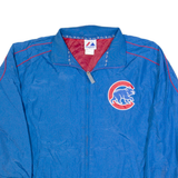 MAJESTIC Chicago Cubs Mens Track Jacket Blue USA L