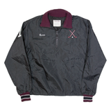 DE LONG Stab Field Hockey Mens Windbreaker Jacket Black USA M