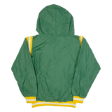 RUSSELL ATHLETIC Mens Anorak Jacket Green Hooded S