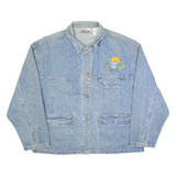 BILL BLASS Womens Denim Jacket Blue 90s L