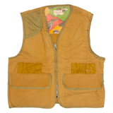 SAFIBAK Utility Mens Gilet Brown L