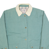 EASY WEAR Womens Chore Jacket Blue M