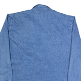 ENCHANTE Womens Blazer Jacket Blue 90s L