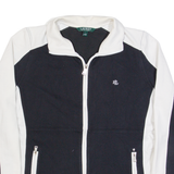 LAUREN RALPH LAUREN Womens Track Jacket Black L