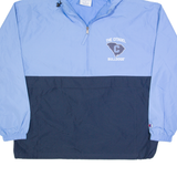 CHAMPION The Citadel Bulldogs Mens Anorak Jacket Blue USA Hooded XL