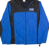 DISNEY Mens Rain Jacket Blue Hooded M