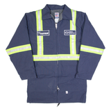 BIG BILL Sherpa Lined Mens Workwear Coat Blue S
