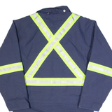 BIG BILL Sherpa Lined Mens Workwear Coat Blue S