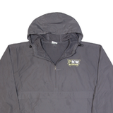 CHAMPION Purdue Northwest Pride Mens Anorak Jacket Grey USA Hooded XL
