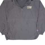 CHAMPION Purdue Northwest Pride Mens Anorak Jacket Grey USA Hooded XL