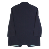 RICHARD MULLER Womens Blazer Jacket Blue Wool 90s L