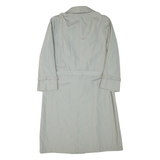 Belted Womens Trench Jacket Grey L