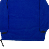 EXP 1/4 Zip Mens Fleece Jacket Blue M