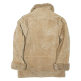 GALLERY Womens Jacket Brown Leather S
