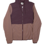 THE NORTH FACE Womens Jacket Purple Hooded Colourblock S