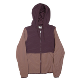THE NORTH FACE Womens Jacket Purple Hooded Colourblock S