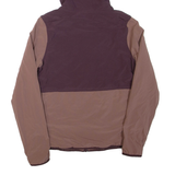 THE NORTH FACE Womens Jacket Purple Hooded Colourblock S