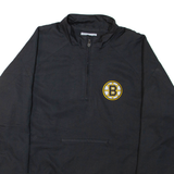 REEBOK Bruins Ice Hockey Mens Pullover Jacket Black L