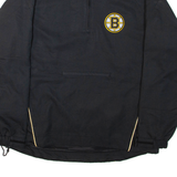REEBOK Bruins Ice Hockey Mens Pullover Jacket Black L