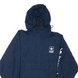 CHAMPION Mens Pullover Jacket Blue Hooded M