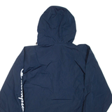 CHAMPION Mens Pullover Jacket Blue Hooded M