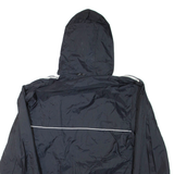 ADIDAS Lindenwood Shotgun Sports Mens Jacket Black Hooded L