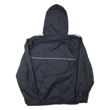 ADIDAS Lindenwood Shotgun Sports Mens Jacket Black Hooded L