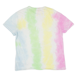 POLO RALPH LAUREN Womens Tie Dye T-Shirt Blue S