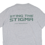 ADIDAS Mens T-Shirt Grey M