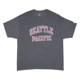 CHAMPION Seattle Pacific Mens T-Shirt Grey USA XL