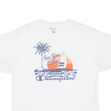 CHAMPION Sea You Later Mens T-Shirt White XL