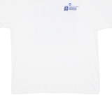 CHAMPION Mens T-Shirt White USA L