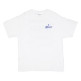 CHAMPION Mens T-Shirt White USA L