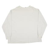 WOOLRICH Mens T-Shirt Beige Long Sleeve XL