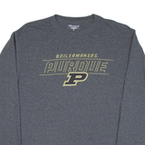 CHAMPION Mens T-Shirt Grey Long Sleeve USA M