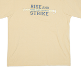 ADIDAS Notre Dame Football Mens T-Shirt Beige USA M