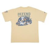 ADIDAS Notre Dame Football Mens T-Shirt Beige USA M