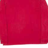 ADIDAS Mens T-Shirt Red Long Sleeve L