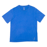REEBOK Mens T-Shirt Blue M