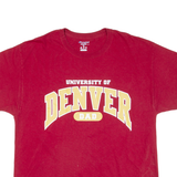 CHAMPION University Of Denver Dad Mens T-Shirt Red USA XL